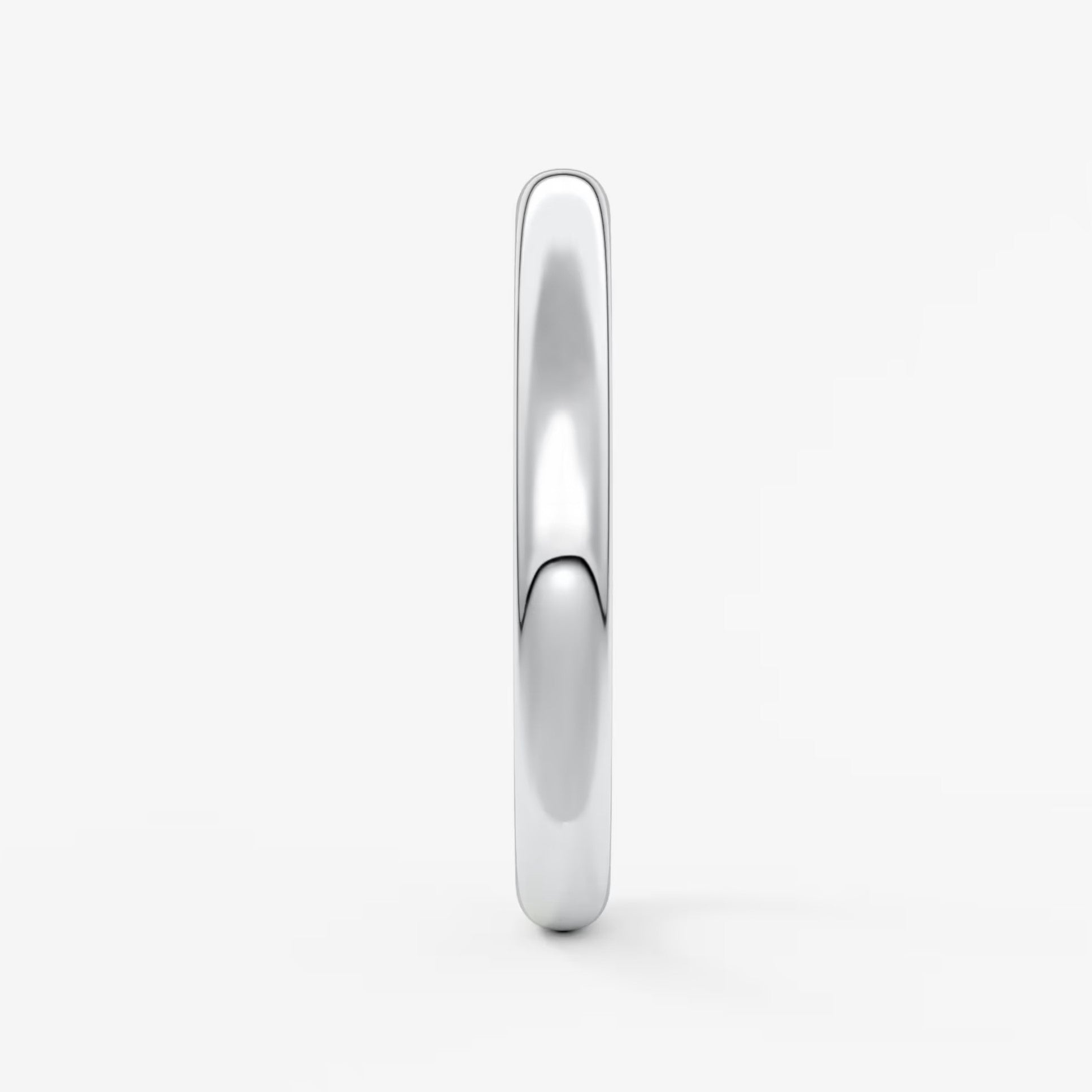 Classic round comfort-fit wedding band