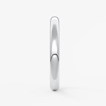 Classic round comfort-fit wedding band