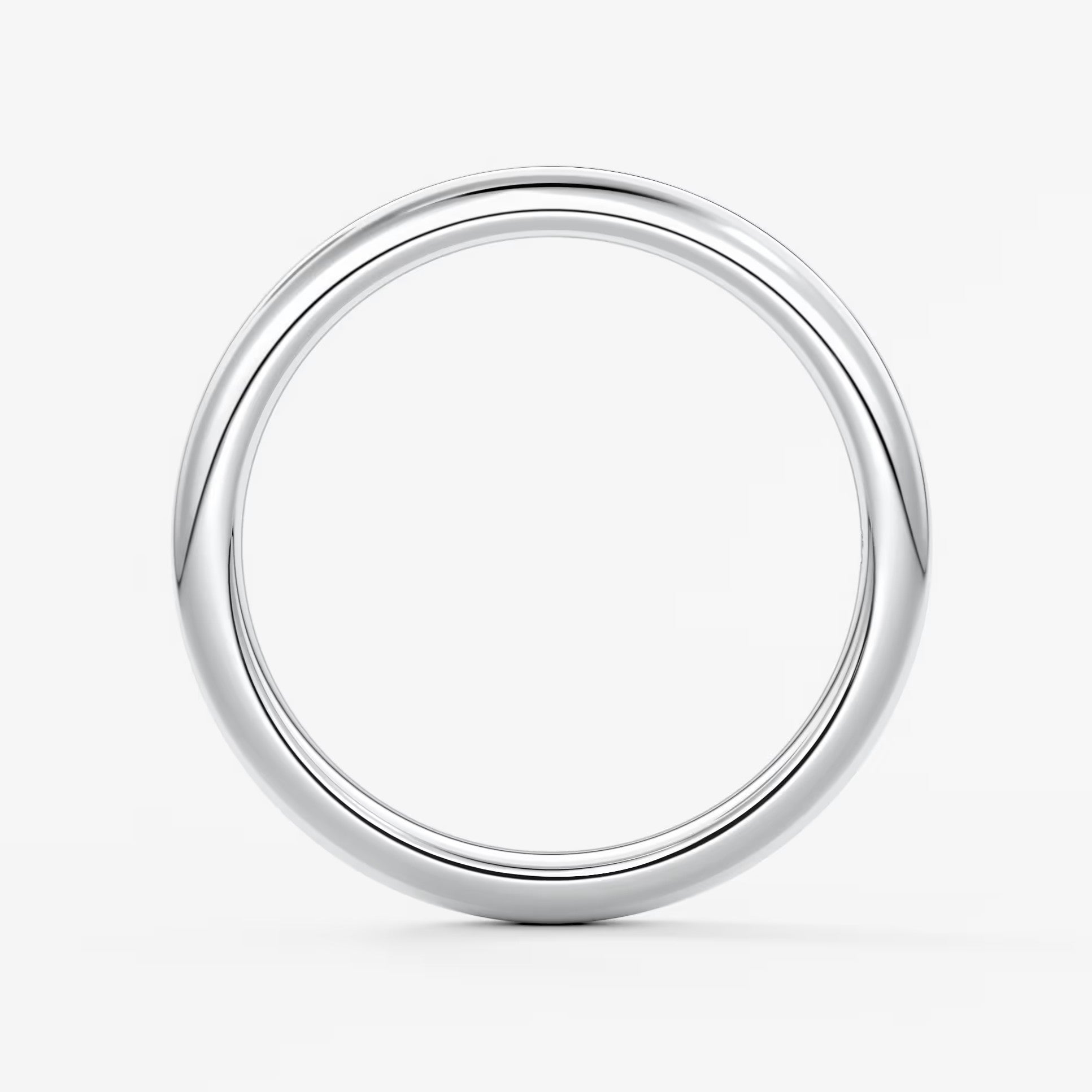 Classic round comfort-fit wedding band