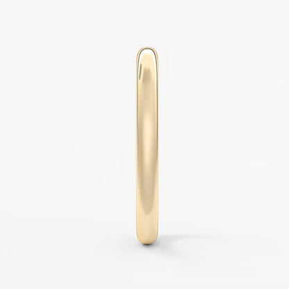 Classic round comfort-fit wedding band