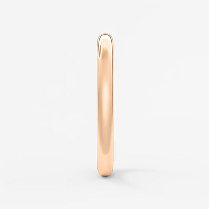 Classic round comfort-fit wedding band