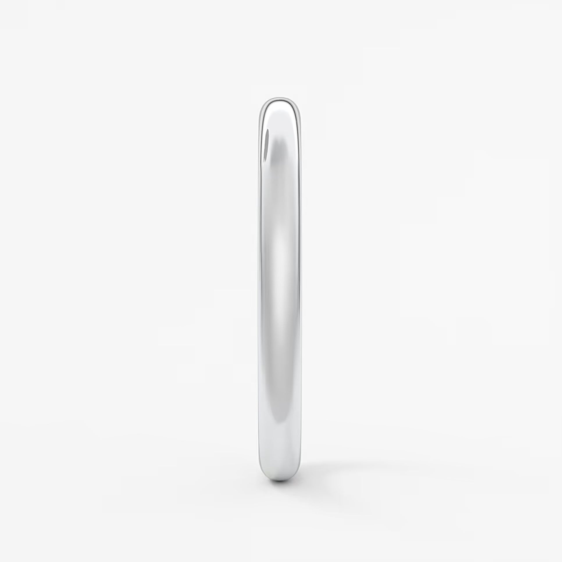 Classic round comfort-fit wedding band
