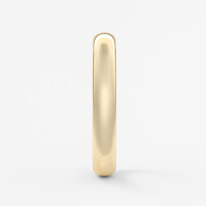 Classic round comfort-fit wedding band