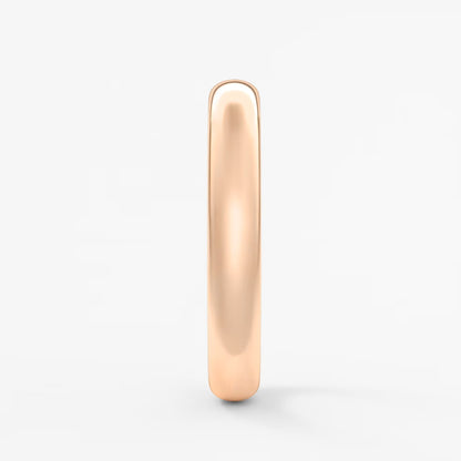 Classic round comfort-fit wedding band
