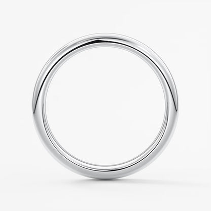 Classic round comfort-fit wedding band