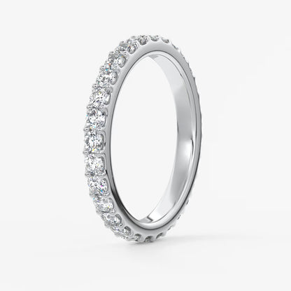Elise classic full eternity wedding band