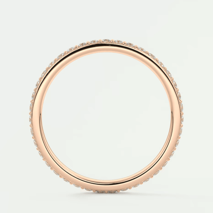 Custom made lunara 1.6mm eternity band | lab-grown or natural diamonds