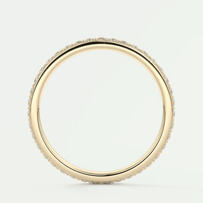 Custom made lunara 1.6mm eternity band | lab-grown or natural diamonds