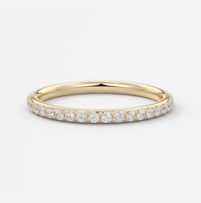 Custom made lunara 1.8mm eternity band | lab-grown or natural diamonds
