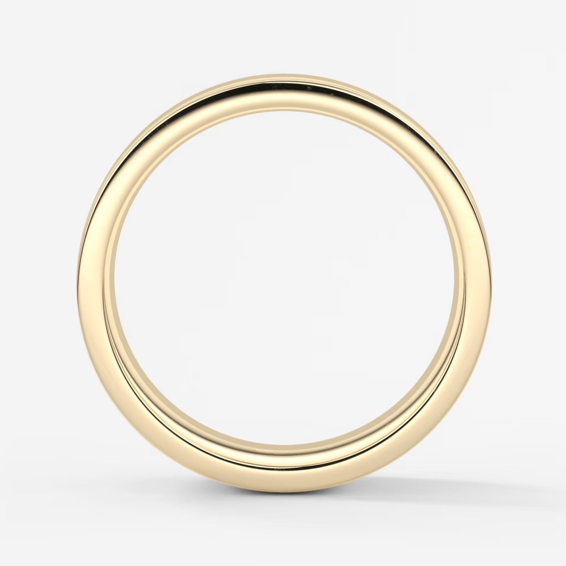 Vale square comfort-fit wedding band