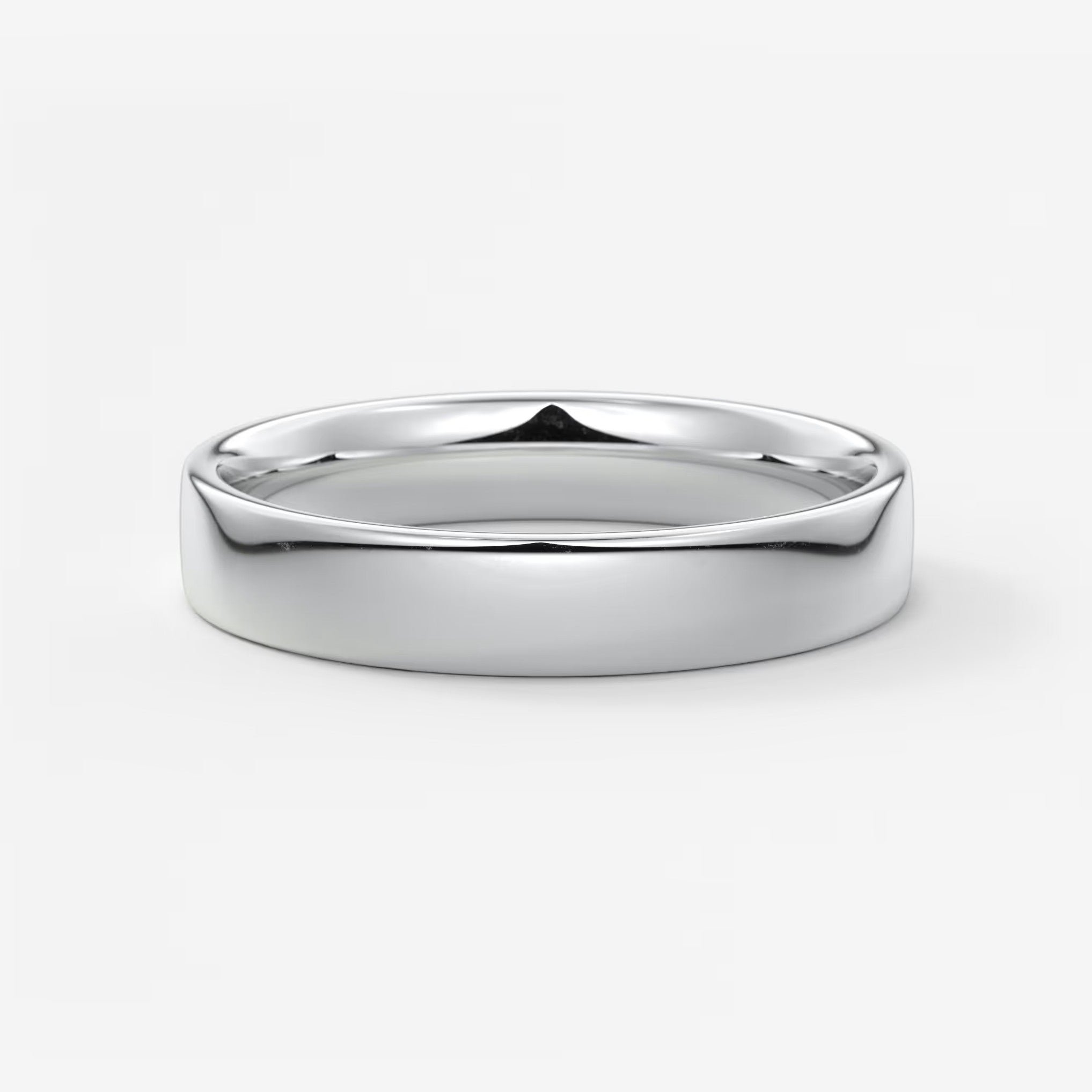 Vale square comfort-fit wedding band
