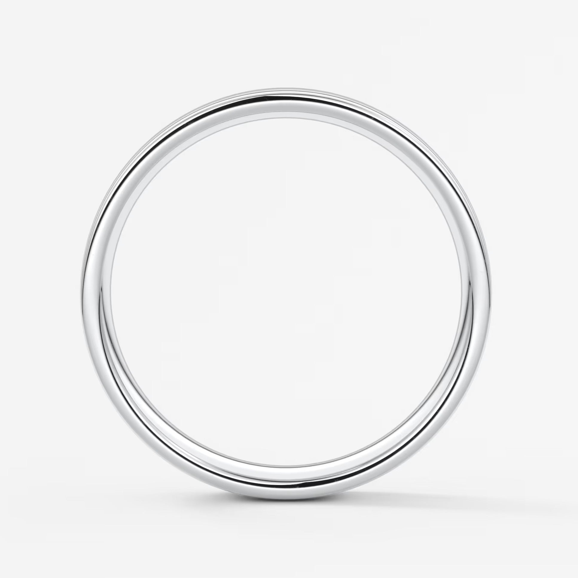 Vale square comfort-fit wedding band