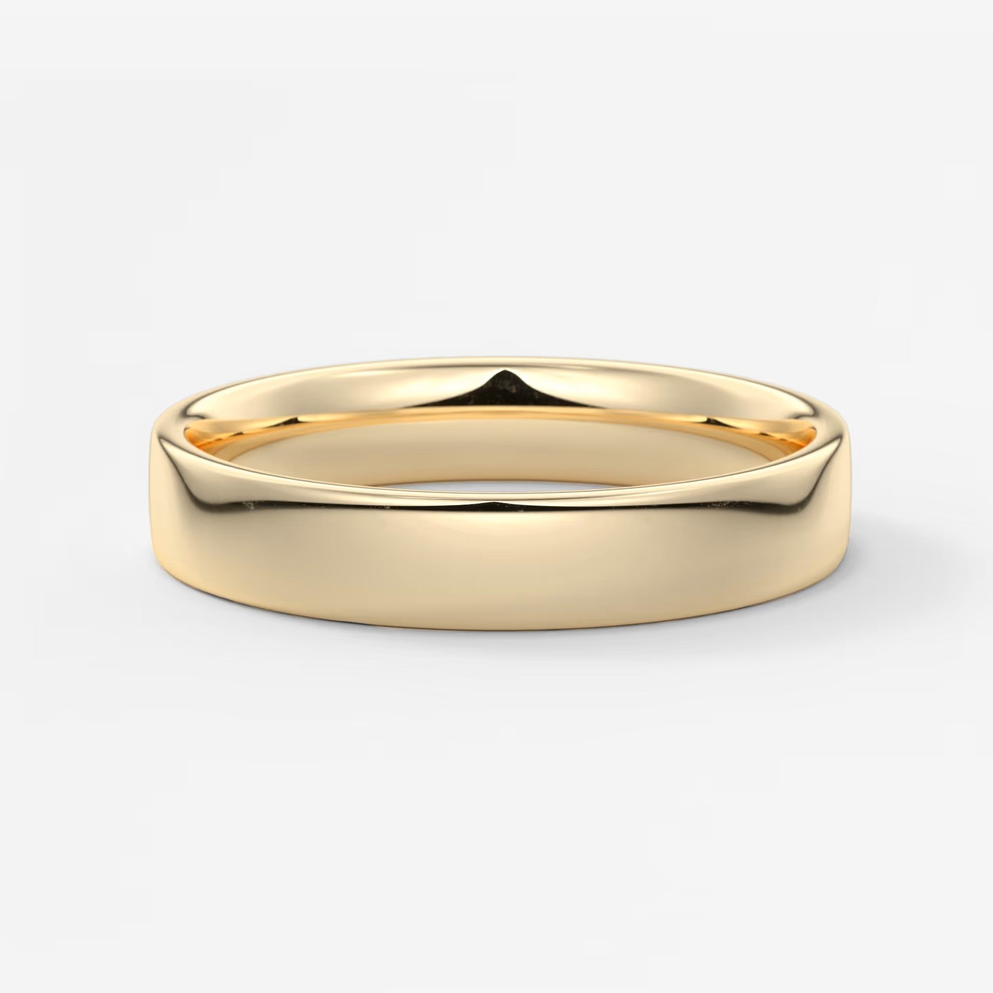 Vale square comfort-fit wedding band