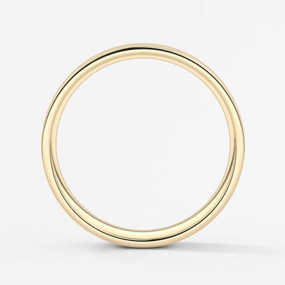 Vale square comfort-fit wedding band