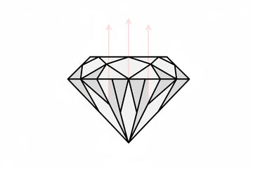Ideal cut light diagram
