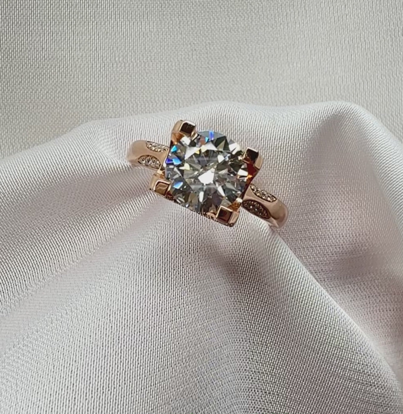 Rose Gold Ring 14k Rose Gold