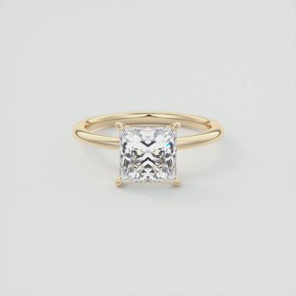 Luna Princess Solitaire Engagement Ring