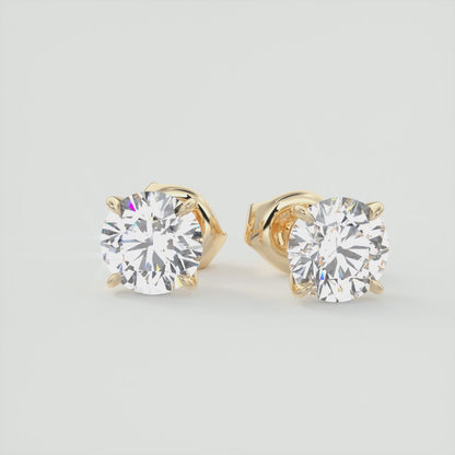Majestic Brilliance Cathedral Stud Earrings