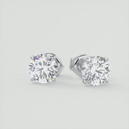 Majestic Brilliance Cathedral Stud Earrings