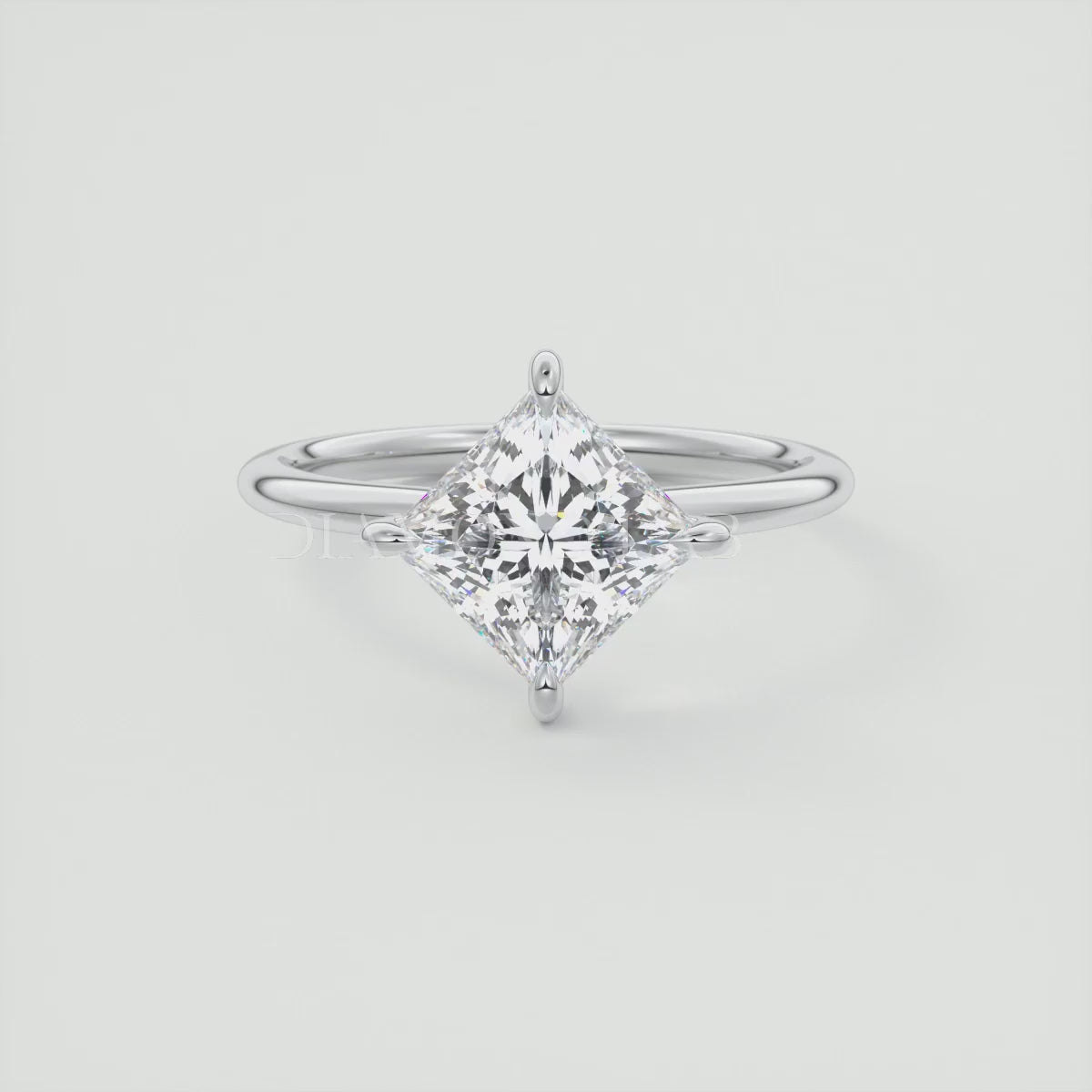 Elysian Princess Solitaire Engagement Ring