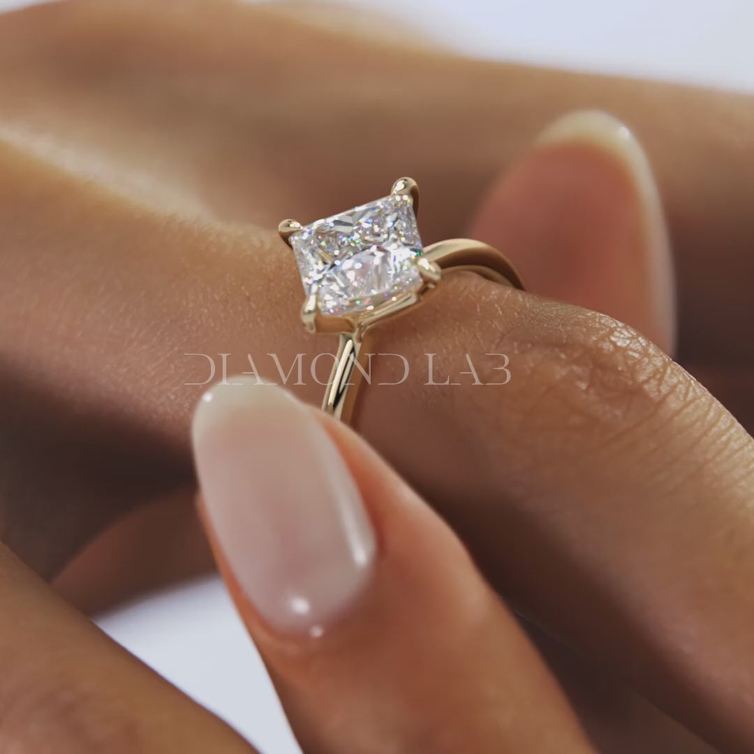 Elysian Princess Solitaire Engagement Ring