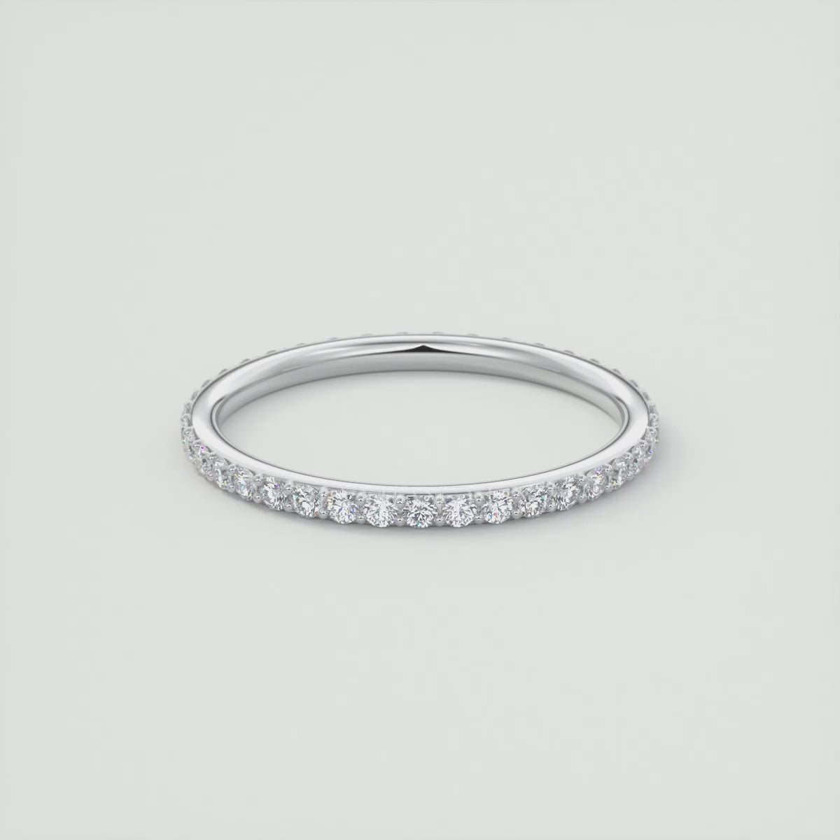 Lunara Eternity Band – 1.6mm Lab-Grown or Natural Diamonds