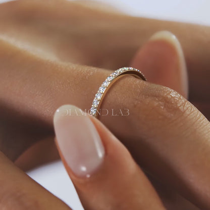 Lunara Eternity Band – 1.6mm Lab-Grown or Natural Diamonds
