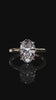 Aurora Oval Hidden Halo Ready To Ship Lab Diamond Engagement Ring, 3.07ct E VVS1, 18K Yellow Gold, video 3
