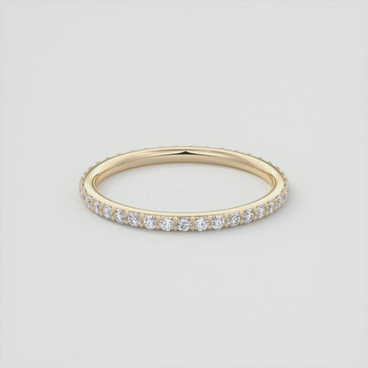 Lunara Eternity Band – 1.6mm Lab-Grown or Natural Diamonds