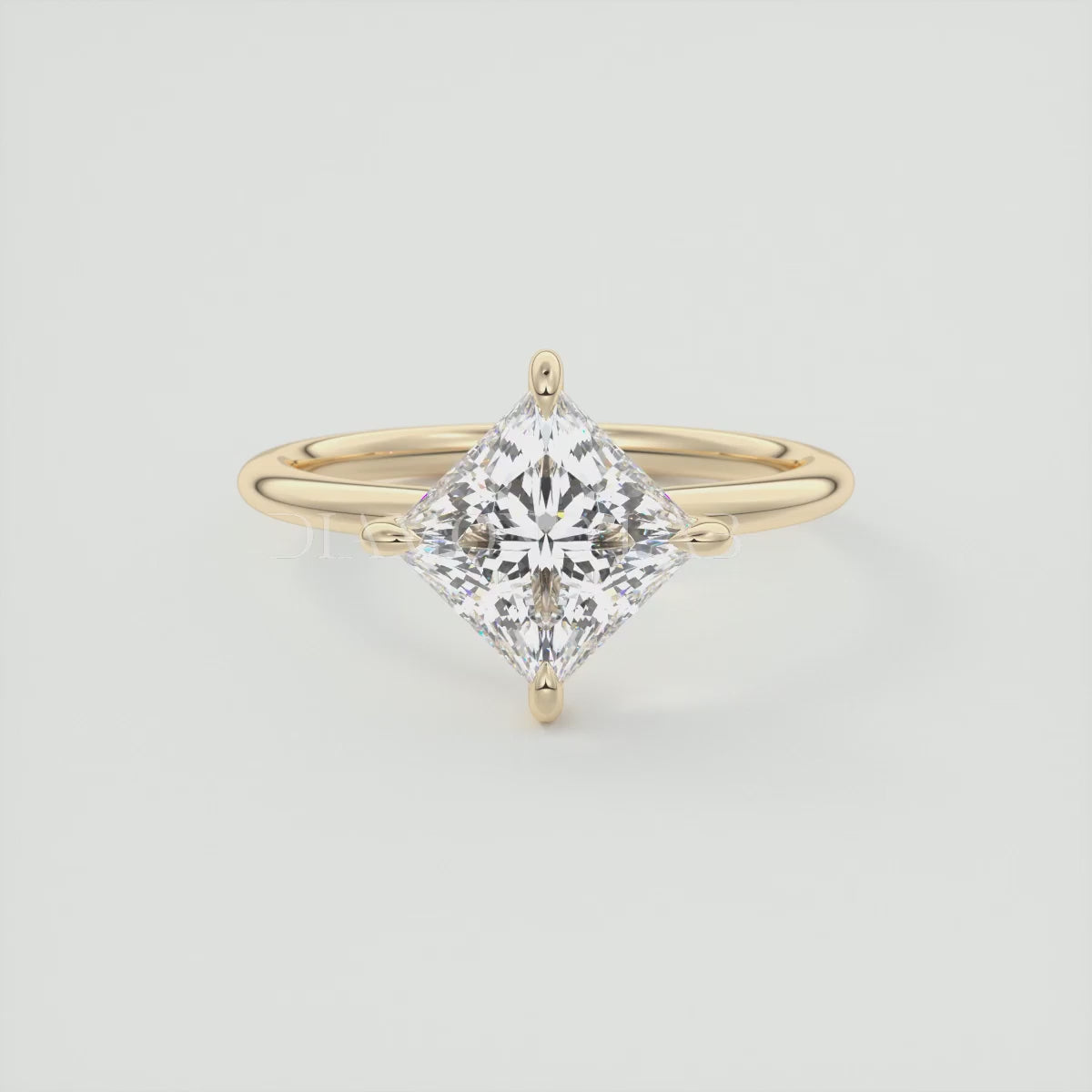 Elysian Princess Solitaire Engagement Ring