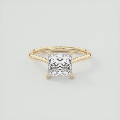 Lumia Princess Cathedral Solitaire Engagement Ring
