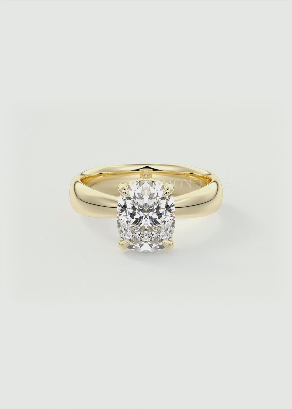 Elysian Elongated Cushion Engagement Ring