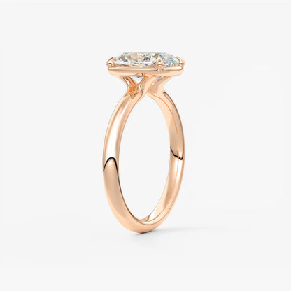 Custom made taylor cushion engagement ring – lab diamond or moissanite | australia