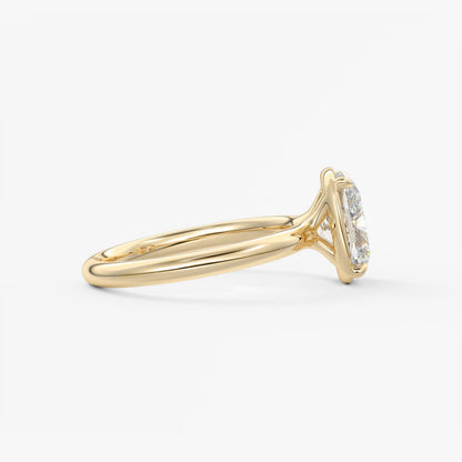 Custom made taylor cushion engagement ring – lab diamond or moissanite | australia