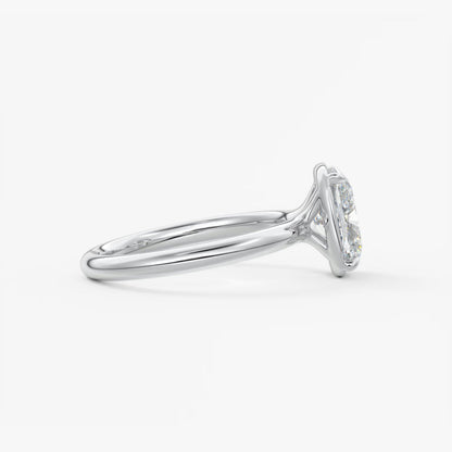 Custom made taylor cushion engagement ring – lab diamond or moissanite | australia